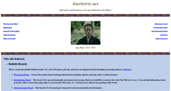 Desktop Screenshot of alanwatts.net